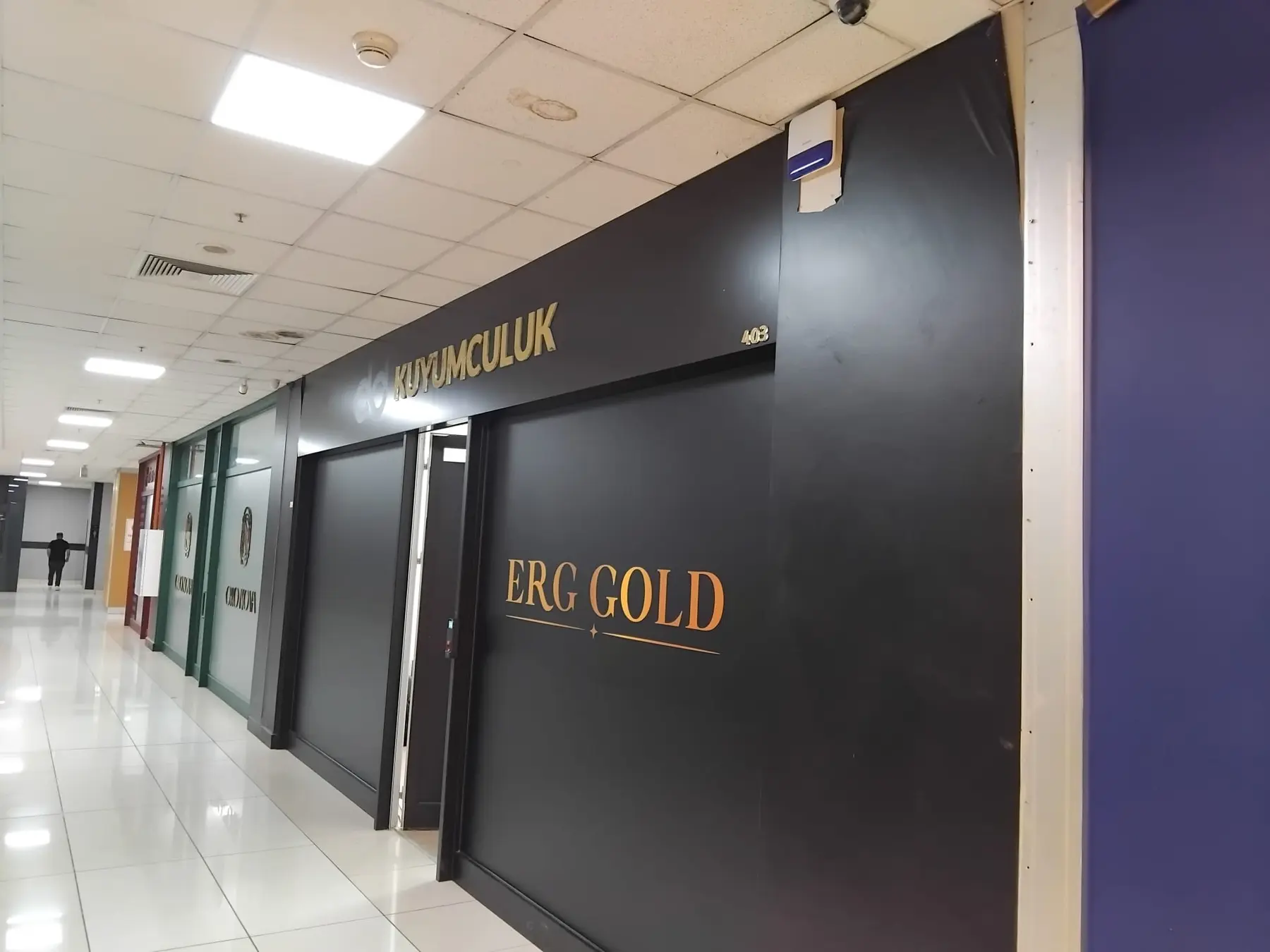 ERG Gold kuyumculuk mağazası dış görünümü